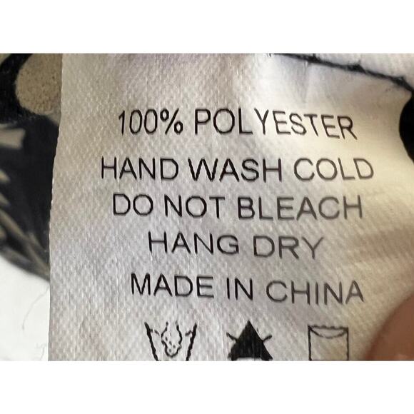 HAYDEN Anthropologie Black Animal print ultra maxi boho dress loose fit sz M - Picture 8 of 8